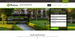 Desktop Screenshot of hendersontreeservice.com