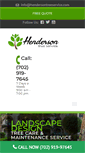 Mobile Screenshot of hendersontreeservice.com
